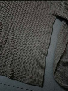 High neck bodycon top