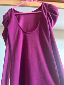 Chic Purple Mini Dress