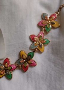 Summer Flower Charm Necklace