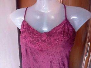 Purple Lace Mini Dress