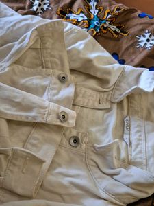 ONLY Beige Denim Jacket