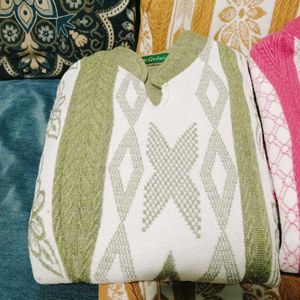 Woolen Kurti Set