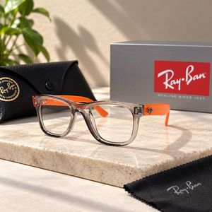 Ray-Ban Sunglasses - Clear &amp; Orange Frames