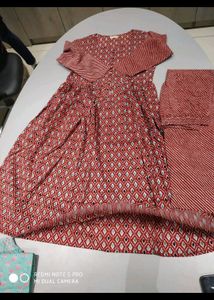 Floral Print Kurti Set