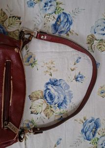 Esbeda Red Leather Handbag