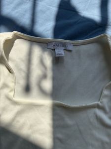 Cream Long Sleeve Top