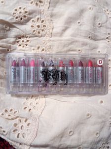 Mars Shade Mini Lipstick, Creme Finish, 10 Pieces.