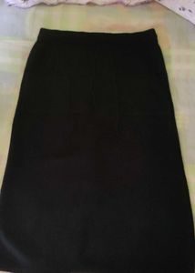 Classic Black Midi Skirt