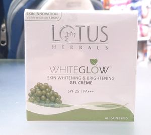 Lotus White Glow Gel Cream 60gm. Sealed Pack