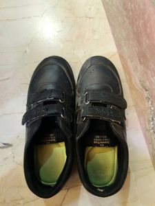 Black Velcro Strap Casual Shoes