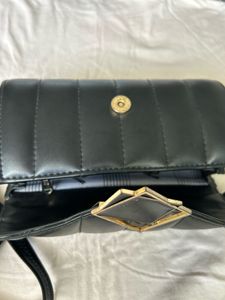 Chic Quilted Black Clutch Bag