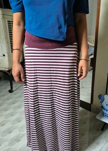 Striped Ethnic Skirt