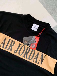 Premium New Air Jordan Black Oversized Tshirt