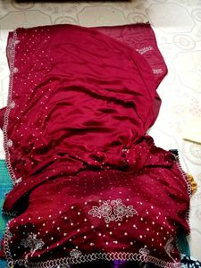 stone work saree new