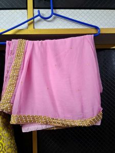 Yellow Golden Ethnic Skirt💛🩷
