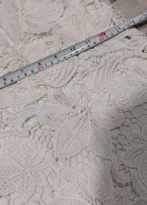 White Lace Mini Dress