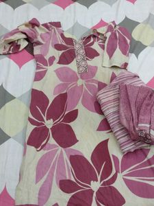 Floral Print Kurta Set