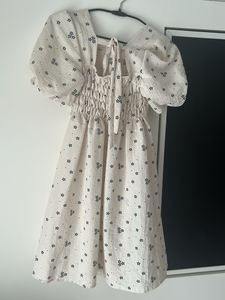 Cute Floral Print Mini Dress