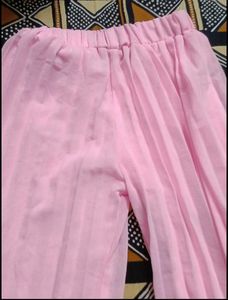Pink Wide Leg Palazzo Pants