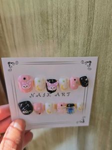 kuromi press on nails