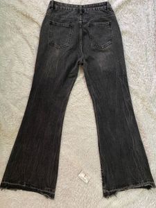 Y2K Flared Grey Wash Jeans