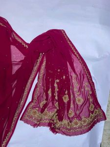 Beautiful pink Gulabi saree designer y2k vintage