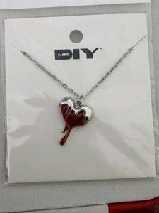 mr diy Korean style Heart Necklace