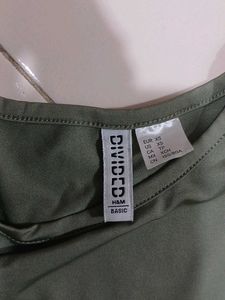 Olive Green Basic T-Shirt