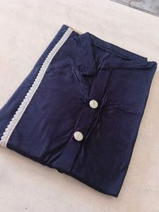 Elegant Navy Blue Kurta