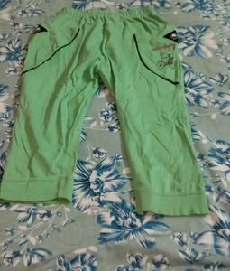 Girls' Green Fluorescent pants