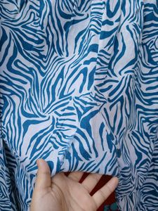 Blue &amp; White Pajama Set
