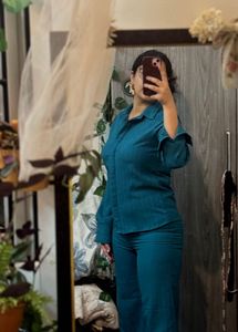 Teal Textured Co-ord