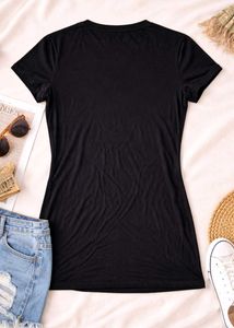 Think Free Black Graphic Tee