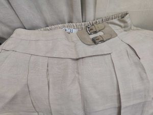 Stylish Pleated Midi Skirt
