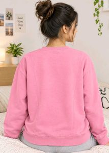 Pink Graphic Sweatshirt