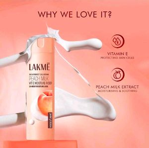 Lakme Peach Milk Moisturizer Body Lotion, 120mlNEW