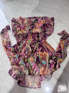 Bohemian Floral Print Maxi Dress