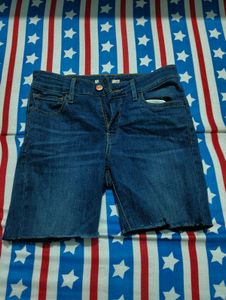 Blue Denim Shorts