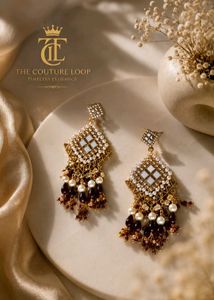 Exquisite Chandbali Earrings [Handmade DIY]