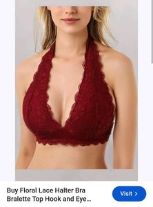 Beautiful Red Lace Bralette