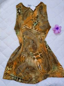 Boho Paisley Print vintage style Top
