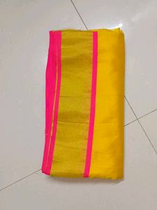 Yellow &amp; Pink Saree