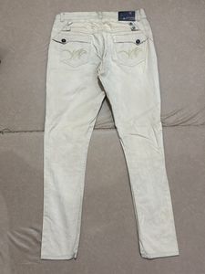 Light Beige Casual Pants
