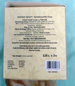 Sandal wood Soap bar. super saver pack 3 in 1
