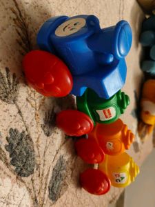Colorful Toy Train Set