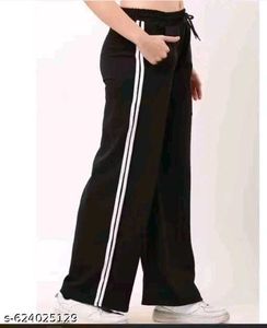 Comfortable Striped Track Pants