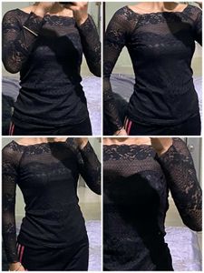 Premium🔥Dark feminine 👠 Lace Top gothic 🕯️