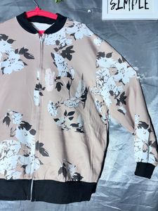 Floral Bomber Jacket