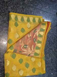 Beautiful Yellow Saree