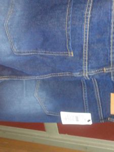 SHEIN Wide Leg Blue Denim Jeans